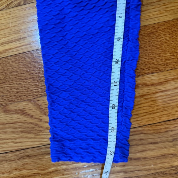 Booty By Brabants Croco Skin Seamless Leggings in Dark Blue (Cobalt?) - One Size - Picture 6 of 8